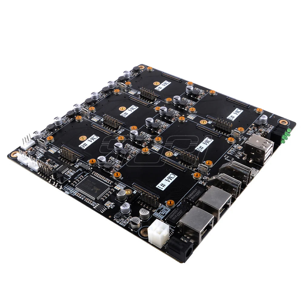 52Pi New DeskPi Super6C Raspberry Pi CM4 Cluster Carrier Mini-ITX Board 6 RPI Compatible CM4 Supported