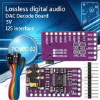 1let Interface I2S PCM5102A DAC Decoder GY-PCM5102 Player Module For Raspberry Pi pHAT Format Board Digital PCM5102 Audio Board
