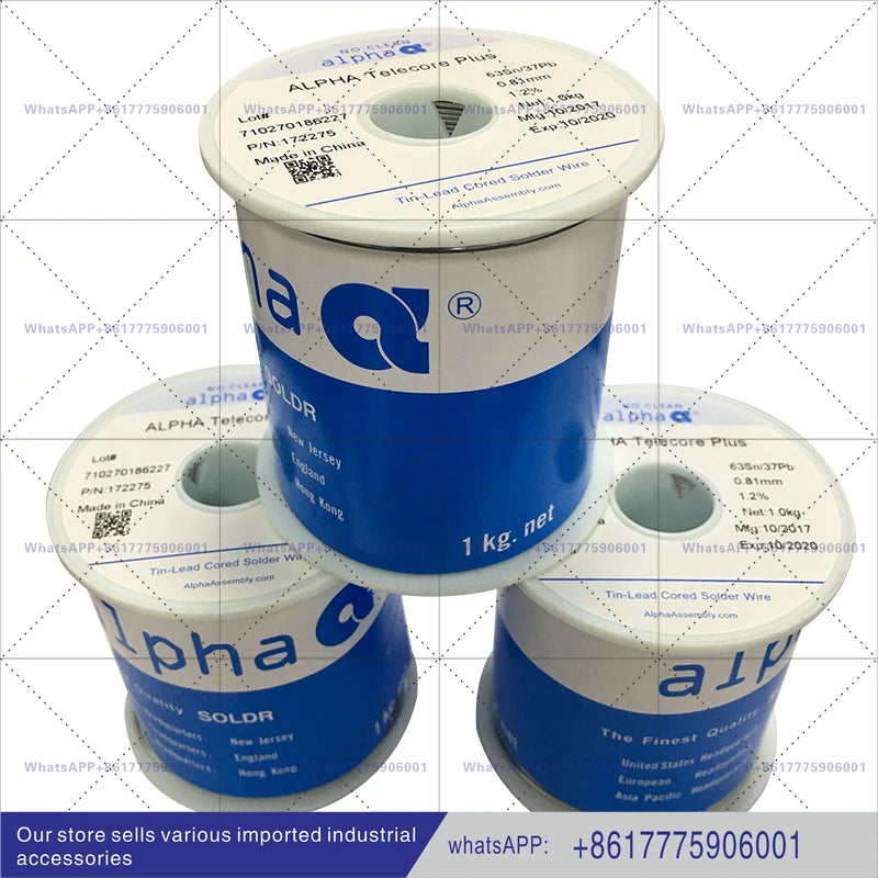 ALPHA Solder Wire Original 63/37 0.51-0.64-0.81-1.02mm
