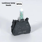 XB4 Double Button Switch with Light 22mm Emergency Stop Button Switch Momentary Self Reset Mushroom Power Push Button Switch 10A
