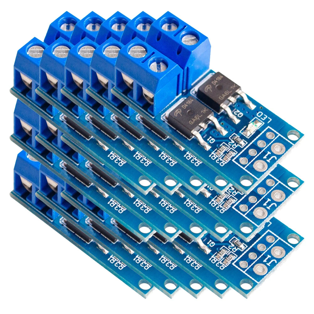 30-1PCS DC 5V-36V PWM Motor Speed Controller MOSFET 15A/30A High Power MOSFET Switch Module for LED/Motor/Pump Control 0-20KHz