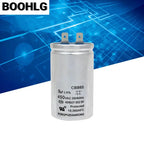 CBB65 Automatic Washing Machine Starting Capacitor 450V 9UF Explosion Proof Aluminum Shell Single Insert/With Wire
