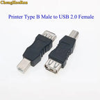 1pc Micro/Mini USB or USB 2.0 Male Female Printer USB Plug Jack Power Connector Charging Adapter for Phone MP5 Ect