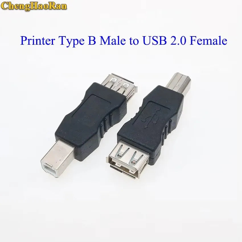 1pc Micro/Mini USB or USB 2.0 Male Female Printer USB Plug Jack Power Connector Charging Adapter for Phone MP5 Ect