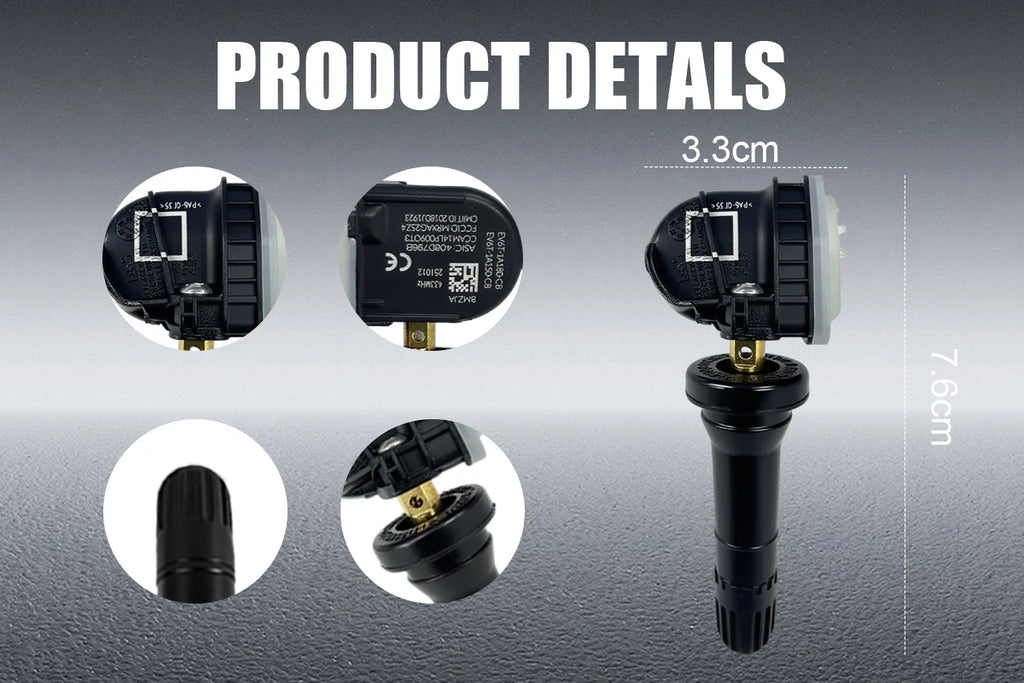 1/4PCS Tire Pressure Monitoring Sensor TPMS EV6T-1A180-CB For Ford F-150 Focus Ecosport Ranger Compatible With EV6T1A180CB