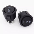 2/5pcs KCD1 20mm Round Switch 6PIN ON-OFF-ON 3 Position Rocker Switch 10A 125V