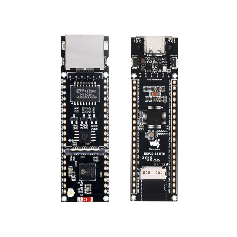 ESP32-S3-ETH /ESP32-S3-POE-ETH Ethernet Development Board ESP32 S3 ETH10/100Mbps PoE module OV5640 CAM built-in Type-C interface