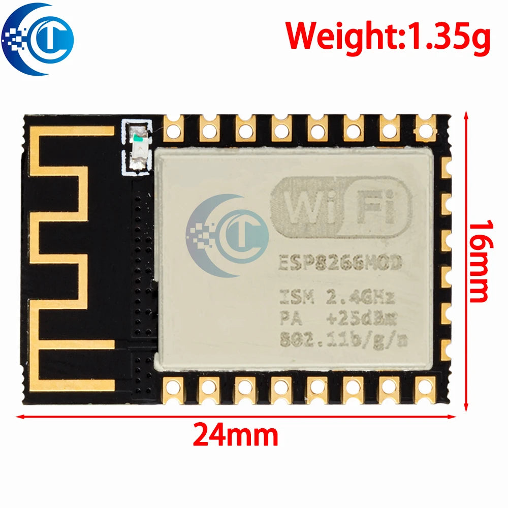 ESP8266 WiFi Wireless Transceiver Module ESP-01/ESP-01S/ESP-07/ESP-07S/ESP-12/ESP-12E/ESP-12F for Arduino DIY Projects