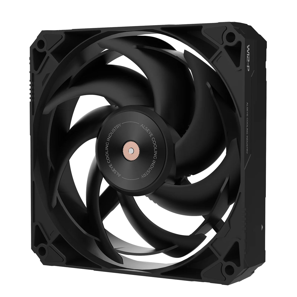 ALSEYE W12P 12CM Case Cooling Fan with ARGB Synchronization PWM Intelligent Temperature Control Silent 900-3000RPM