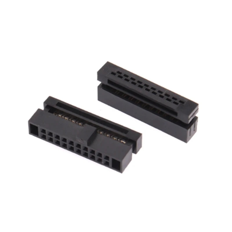 10Pcs/Lot 1.27mm Pitch FC Female Header Socket Cable Connector IDC 6P 8 10 12 14 16 20 24 26 30 34 40 50 Pin