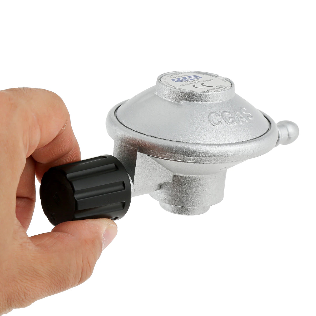 1pc 1LB Disposal Bottle Valve Adjustable Flow Low Pressure Propane Regulator Barb Hose Connection 7/16in Camping Stove BBQ Grill