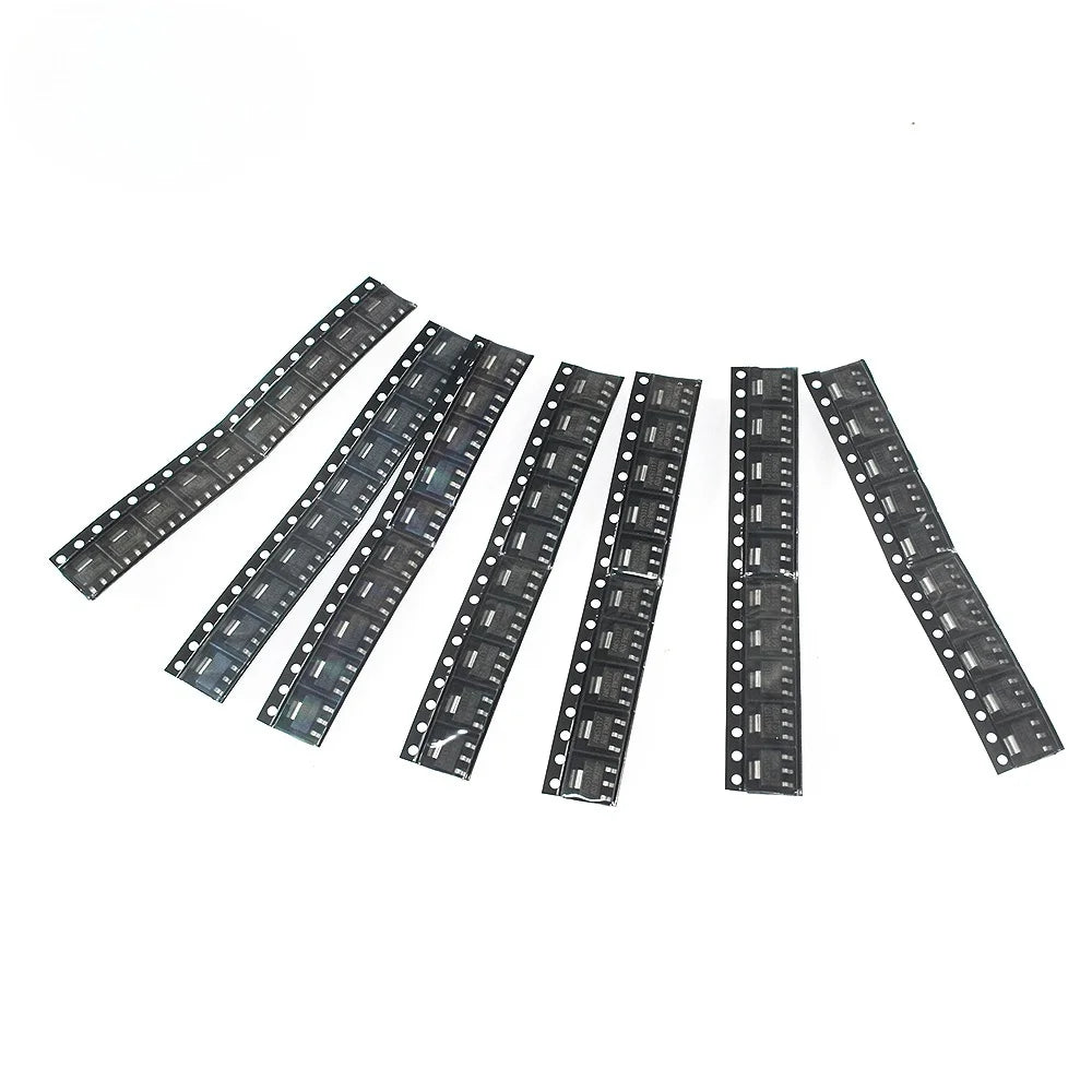 70PCS Voltage Regulator Kit AMS1117 SOT-223 AMS1117-3.3V AMS1117-ADJ AMS1117-5.0V AMS1117-2.5V AMS1117-1.8V AMS1117-1.5V 1.2V-5V