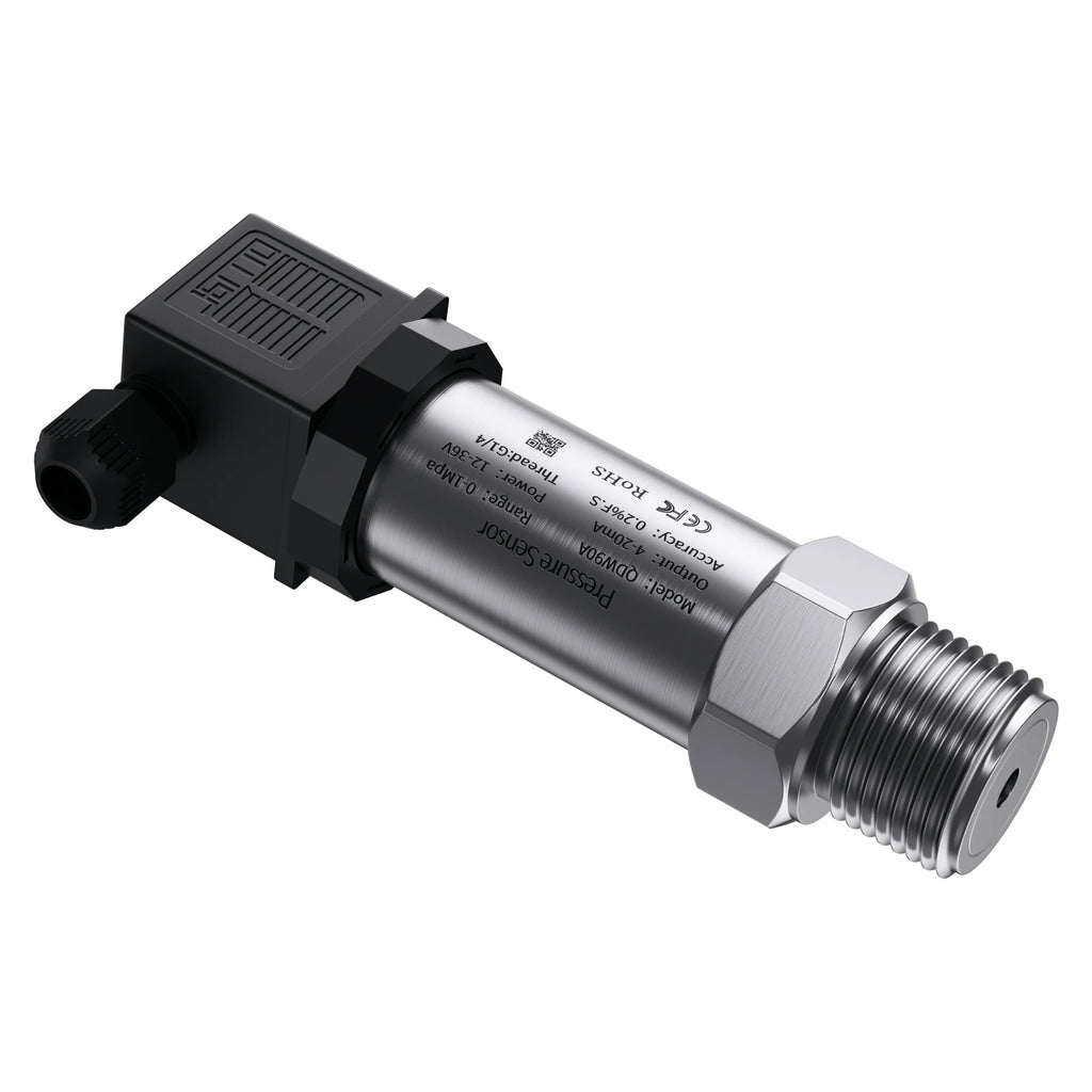 G1/2' 4-20mA Pressure Sensor 0-10V 1bar/10bar/100bar Oil Water Gas 100psi/10Kpa/50mbar RS485 Pressure Transmitter