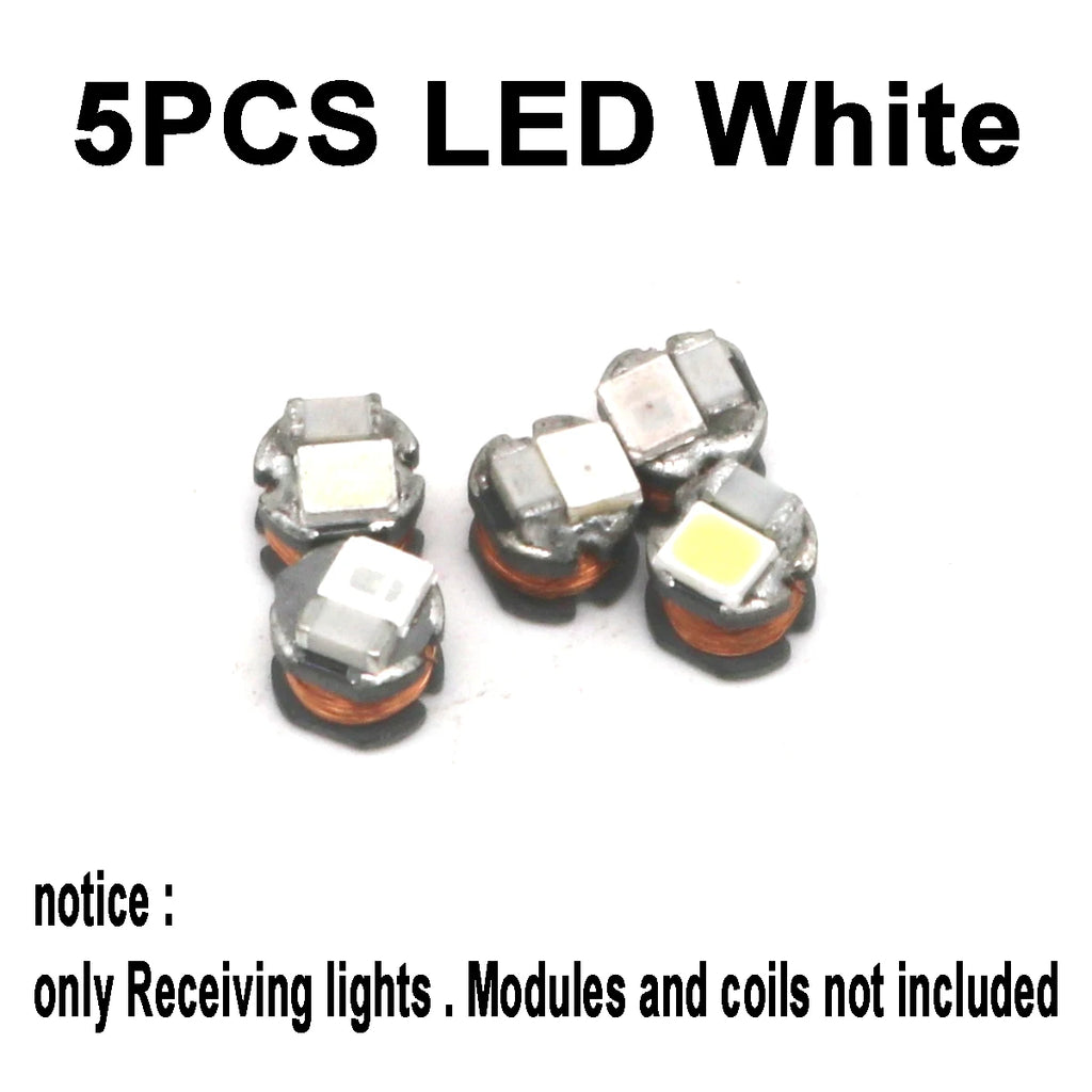 70MM Dual coil TYPE-C USB Wireless Power Supply Transmitter Inductor Receiver LED Light Lighting DIY Toys Model Robot Sand Table