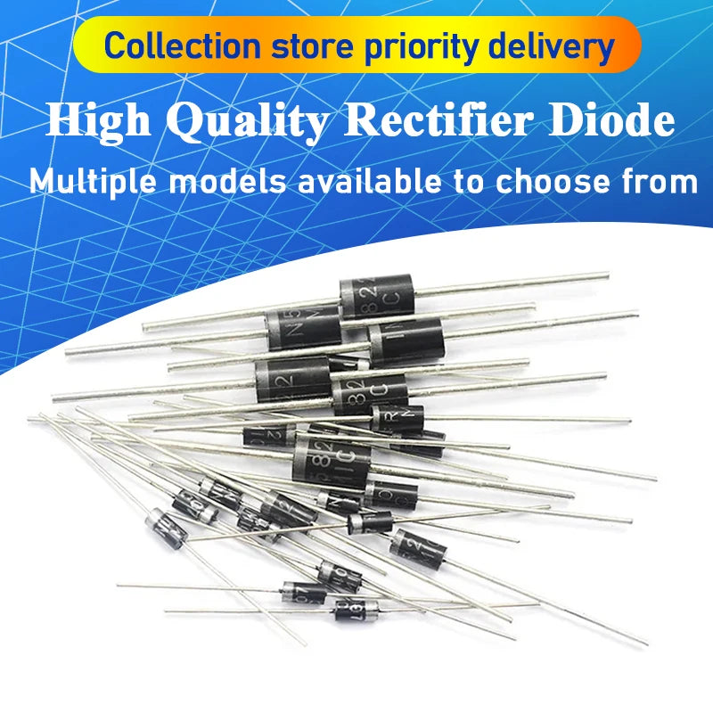 High quality Rectifier Diode 1N4007 10A10 1N5408 1N5819 1N4001 5822 1N4001 1N4004 1N4005 1N5404 1N5408 6A10 FR107 UF4007 SR5100