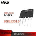 2PCS/5PCS 100% Brand New and Quality SGBJ3516 SGBJ 3516 35A 1600V High-voltage three-phase rectifier flat bridge, five pins.