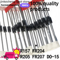 50 pcs 100% quality products FR157 FR204 FR205 FR207 DO-15 fast recovery diode