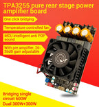 ZK-3002 Pure Rear Level Digital Amplifier Board Stereo 300Wx2 TPA3255 Bridged Mono 600W AMP Audio Music Power Amplifier Board