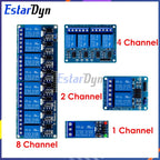 Estardyn 5V 1 2 4 8 Channel Relay Module With Optocoupler. Relay Output 1 2 4 8 Way Relay Module  In Stock  For