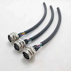 250V Aviation Plug Socket GX20 7-20A  with Wire 2 3 4 5 6 7 8 9 10 12 Pin Connector Cable Male and Female Connection Line