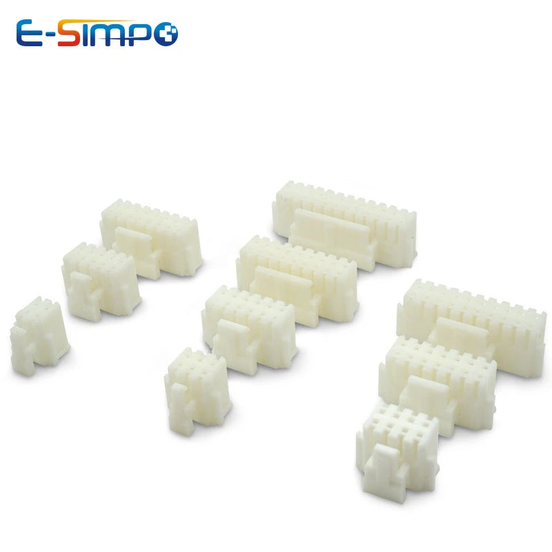 50Pcs Micro Mini PHB 2.0mm Double Row Buckle Plastic Shell 2x2P 2x3P 2x4P 2x5P 2x6P 2x7P 2x8P 2x10P Female Housing Connector