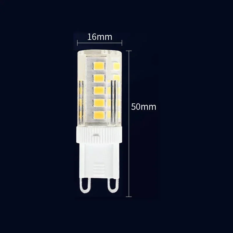 1 Pcs Highlight G9 E14 LED Lamp Bulb AC 220V 15W 7W 9W 12W SMD2835 3000K 4000K 6000K Switch Control No Flicker Ceramic Lights