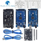 TZT Mega2560 ATMEGA16U2 / Pro Mini MEGA 2560 Mega+WiFi R3 ATmega2560 CH340G For Arduino Mega R3 Development Board ESP8266