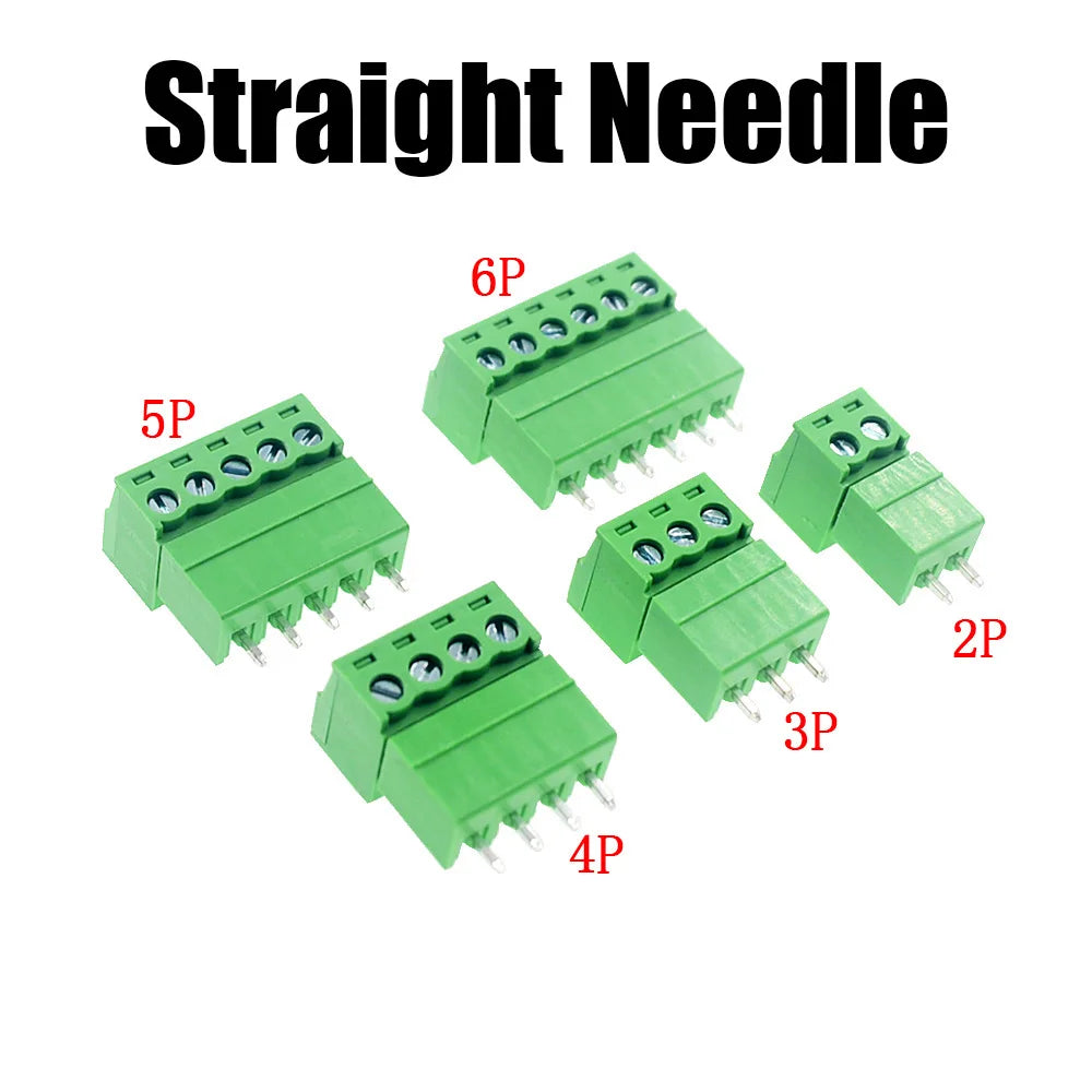 10/5 Pairs Pitch 3.5mm 3.81mm Terminal Block Connector 2EDG 2-12 Pin Pcb Screw Connector Terminal Block 2EDG Socket PCB Screw