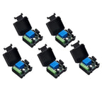 QIACHIP 433MHz Wireless Remote Control Switch Dry Contacts RF Relay Module DC 5V 12V 24V 48V 60V Remote Controls Gate Door Light
