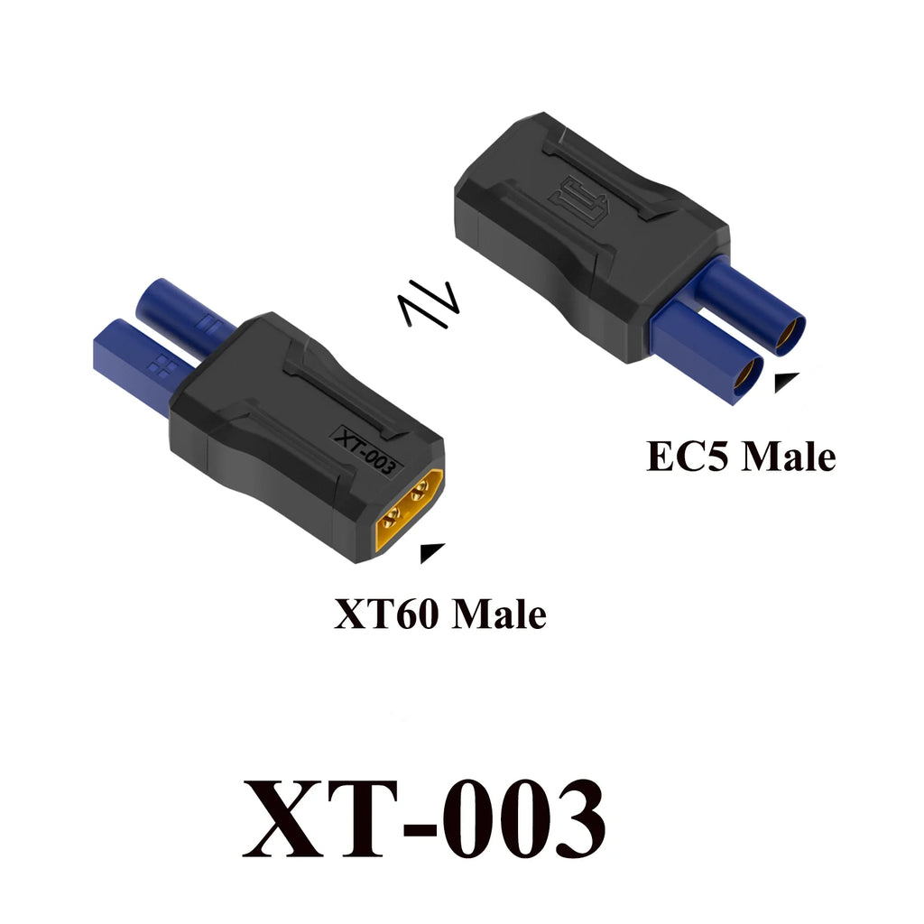 XT60 to EC5 Type C Adapter DC 5.5X2.5 5.5X2.1 7.4X5.0 7.9X5.0mm to XT60 Connector Model Airplane Battery Charger Plug Converter
