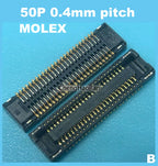 5pcs Original New 50P 0.4 0.35 Pitch Board-to-Board Connectors 50Pin For Garmin 1030 GPS FPC Repair Parts 50 Pin 0.4mm Spacing