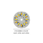 3/5/10PCS Round LED Light Board DC 5V 3W Low Voltage 5730 2835 SMD LEDs 3000K Warm or White 6000K Dimmable Bulb Lamp Panel