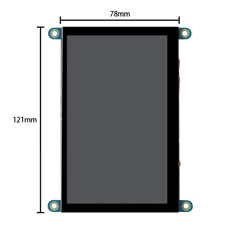 5 Inch IPS LCD HDMI 800 x 480 Capacitive Touch Screen LCD Display, Suitable For Sony PS4/Raspberry Pi/PC/Banana Pi