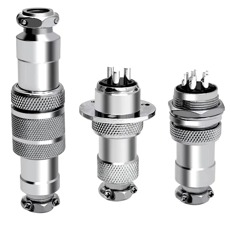 5pcs GX12 GX16 GX20 2 3 4 5 6 7 8 9 10 12 14 15 Pin Docking Aviation Plug Socket Circular Connector