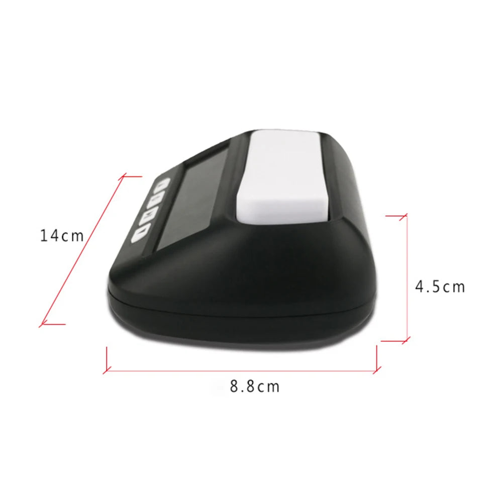 Chess Clock Professional Chess Digital Timer Multipurpose Chess Competition Game Stopwatch with Basic Bonus Count Up Down Timer