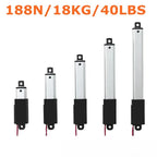 6V 12V 24V Micro New Linear Actuator DC Motor 30/50/75/100/150mm Stroke Customized 188N for Remote Controls Robotics Automation