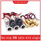 1PCS 650nm 5mW Red Point /Line / Cross Laser Module Head Glass Lens Focusable Focus Adjustable Laser Diode Head Industrial Class