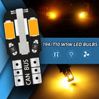 10pcs  W5W Led T10 Canbus Led Bulbs 8Pcs 5730 SMD 168 194 LED Interior Map Dome Lights Auto Clearance Light Parking Signal Lamp