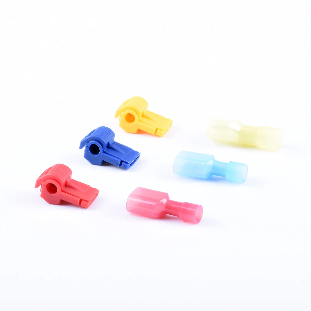 10sets/20sets Snap Splice Lock Wire Terminals Quick Electrical Cable Connectors Crimp electric motorcycles ham radio