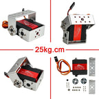 15/20/25/30/35kg Metal Digital Servo 4.8-8.4V 180/270 Degree Dual-Axis Servo Brushed Motor Angle Control for Robots RC Cars