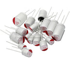 10pcs DIP Solid Capacitors 6.3V 10V 16V 25V 35V 50V 63V 100V 47μF 100μF/220/470/560/680/1000/2200 μF Electrolytic Capacitors