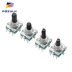 1PC EC16 Rotary Encoder 24 Position Pulse Digital Rotary 3Pin Amplifier Volume Switch Induction Cooker Switch 15/20MM Half Shaft