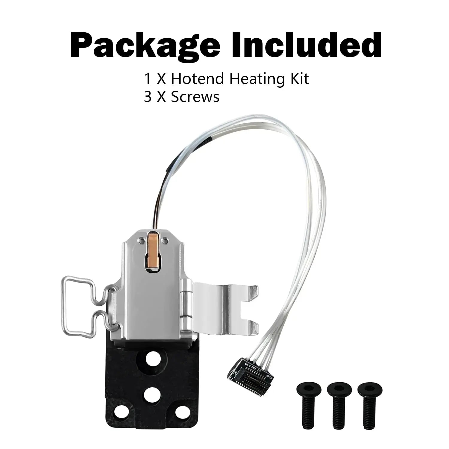 Heating Assembly Kit for A1/A1 Mini Hot End Heating Component with Heater Cartridge and Thermistor Temperature Sensor for Bambu