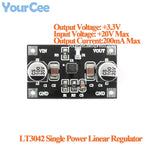 5pcs/1pc LT3042 LT3045 Single Power Linear Regulator Module 3.3V 5V 12V Low Noise Ripple Radio Frequency Power Board 200mA 500mA