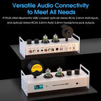 Douk Audio P1PLUS HIFI Valve Tube Preamp with Bluetooth / USB / Coaxial / Optical IN Headphone Amp DSD256