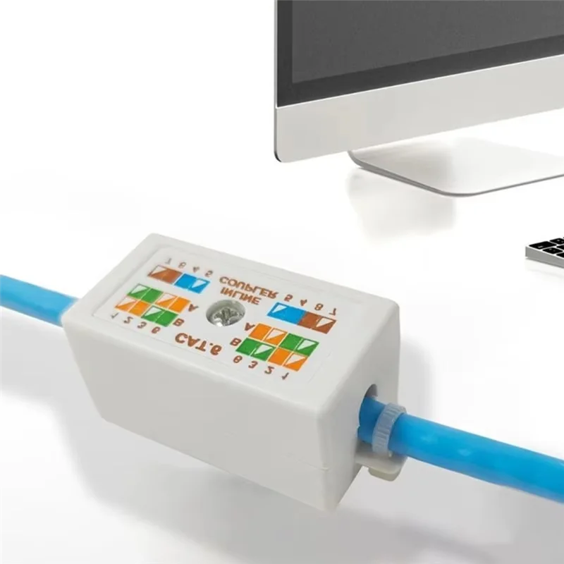 RJ45 Cat6 Junction Box RJ45 Splices Connectors For Ethernet Networking Cable Connection-X64A