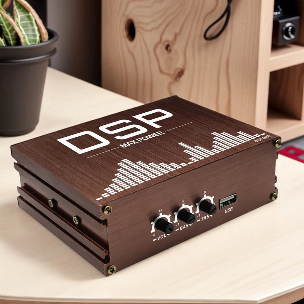 4x50W Car DSP Digital Audio Processor Support APP Control DSP Car Power Amplifier Audio Digital Sound Processor Car Accessories