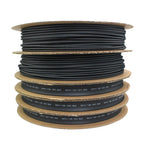 Black Heat Shrink Tubing 1-14mm Diameter Heatshrink Sleeving Wrap for DIY Wire Connector Repair - Assorted Sizes
