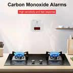 Digital CO Detector Battery Powered Mini CO Sensor Sound Light Warning CO Gas Monitor Alarm Home Safety