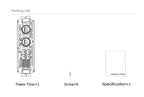 Audio Power EMI Filter Module Alternating Current Power Filter Anti-interference Anti-thunder Audio DIY